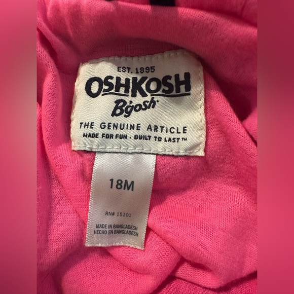 OshKosh Size 18 Months Navy Blue Print Raincoat EUC - Picture 5 of 9